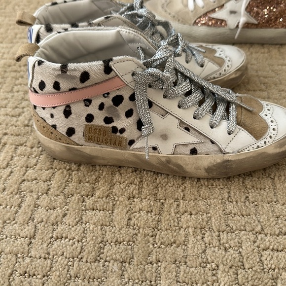 GOLDEN GOOSE MidStar Calf Hair Sneakers - Picture 2 of 9